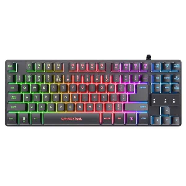Keyboard Trust 23698 GXT833 Thado TKL, Wired, USB, Black