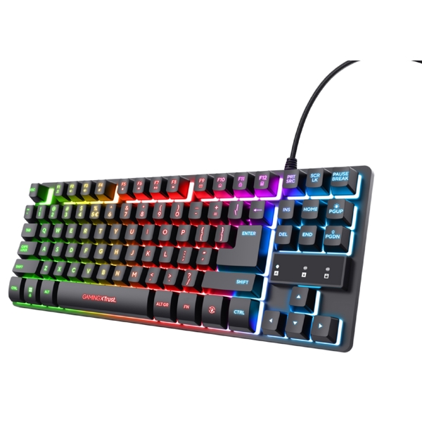 Keyboard Trust 23698 GXT833 Thado TKL, Wired, USB, Black