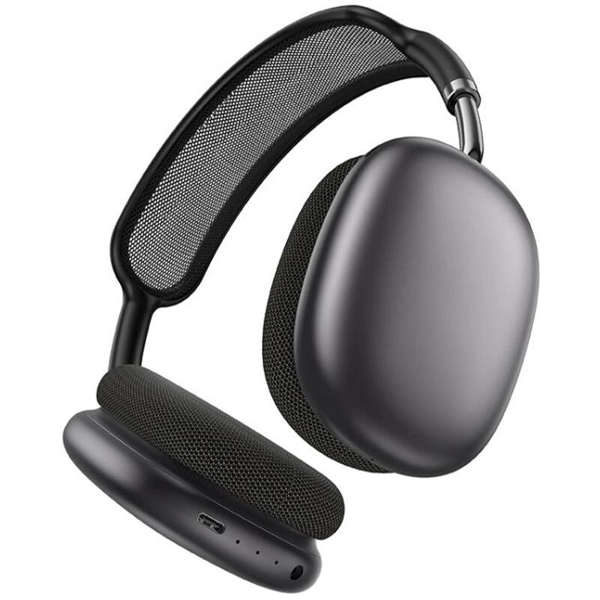 Headset Hoco 6942007650410 W65 Plus Happy, Wireless, Bluetooth, AUX, Deep Space Gray
