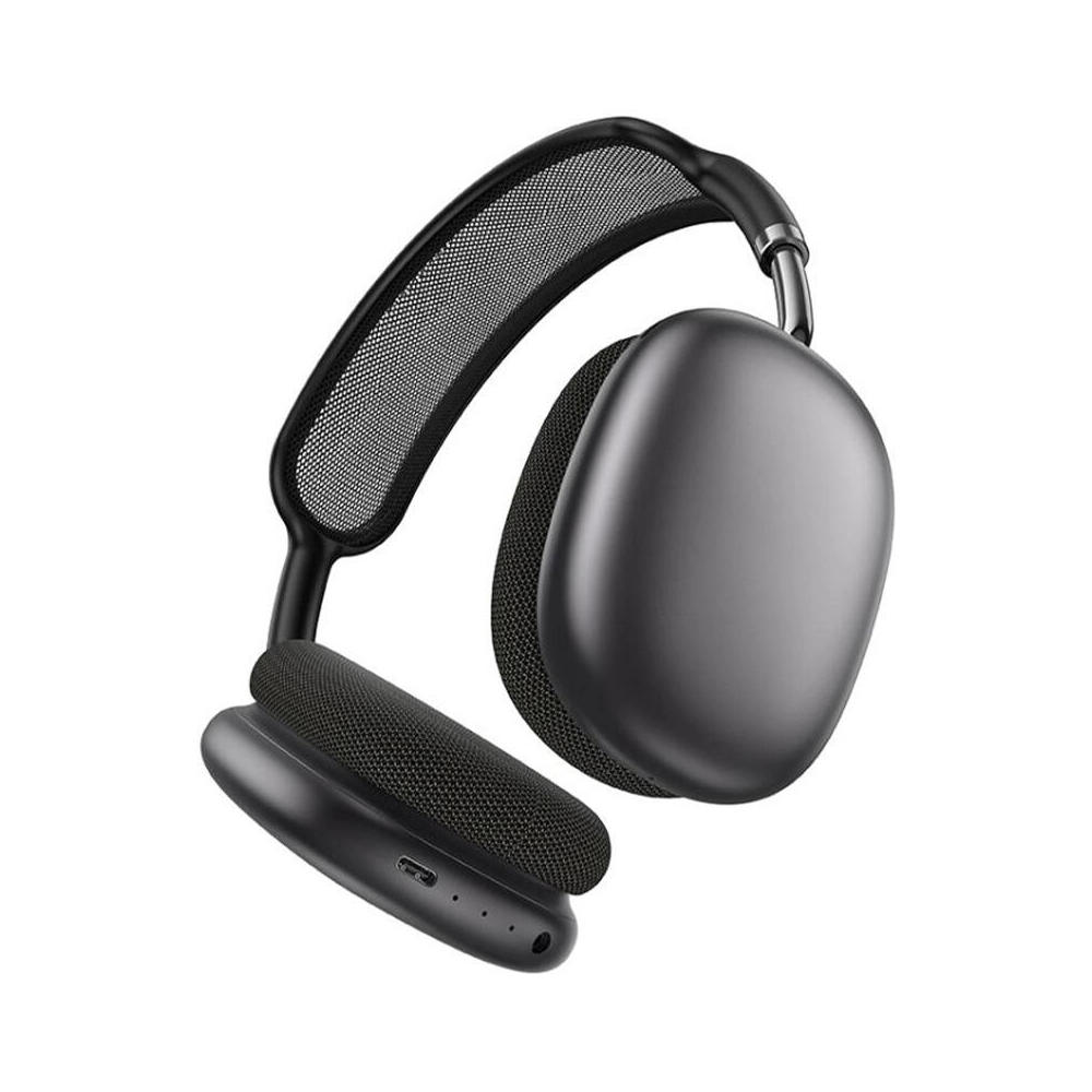 Headset Hoco 6942007650410 W65 Plus Happy, Wireless, Bluetooth, AUX, Deep Space Gray