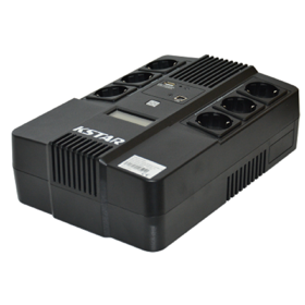 უწყვეტი კვების წყარო Kstar KS-AiO600, Line Interactive, 600VA/360W, LCD, USB, UPS, Black