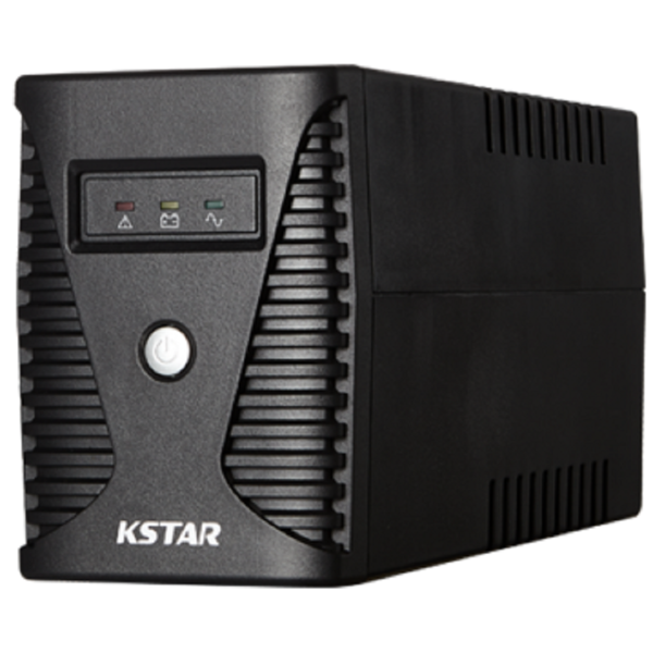 უწყვეტი კვების წყარო Kstar KS-UA100, Line Interactive, 1000VA/600W, USB, UPS, Black
