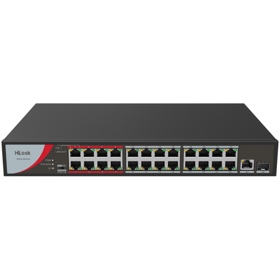PoE+ Switch HiLook NS-0326P-230(B), 24-Port, Black
