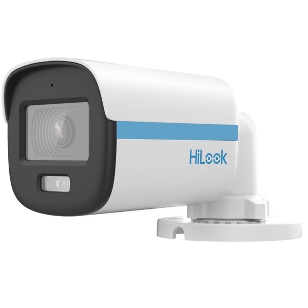 3K ColorVu Mini Bullet Camera HiLook THC-B159-LMS, 5MP, White