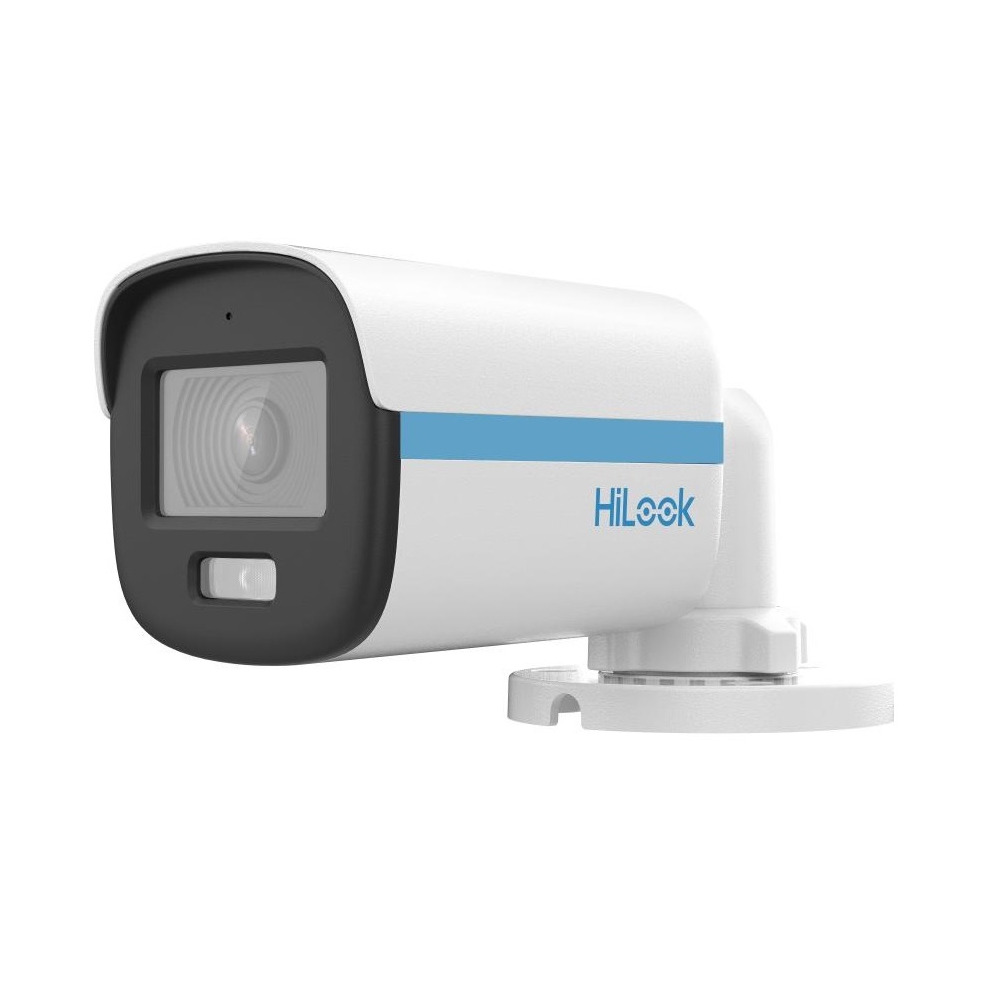 3K ColorVu Mini Bullet Camera HiLook THC-B159-LMS, 5MP, White