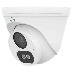 ვიდეო სათვალთვალო კამერა Uniview IPC3614LB-AF28K-DL2, 4MP, HD Smart Dual Light Fixed Turret Network Camera, White