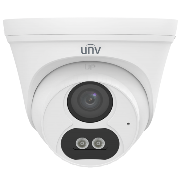 ვიდეო სათვალთვალო კამერა Uniview IPC3614LB-AF28K-DL2, 4MP, HD Smart Dual Light Fixed Turret Network Camera, White