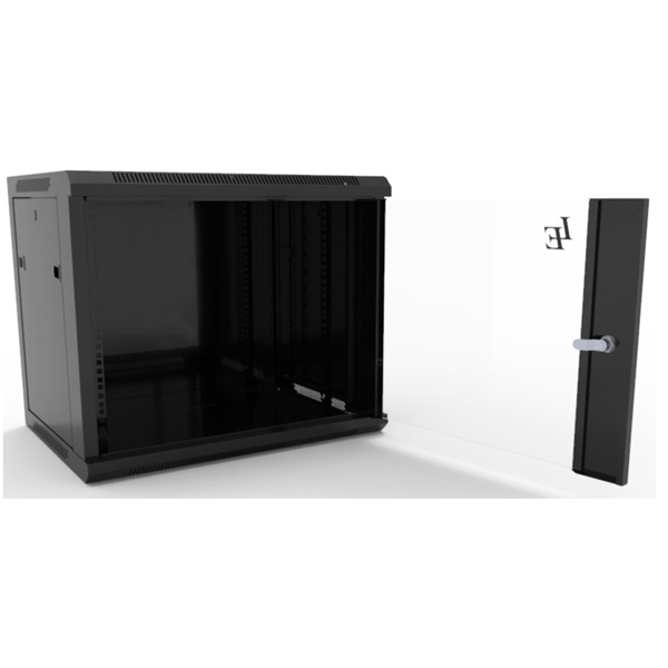საკომუნიკაციო კარადა რეკი Le WS1-6404, 4U, Wall Mount Rack, Black