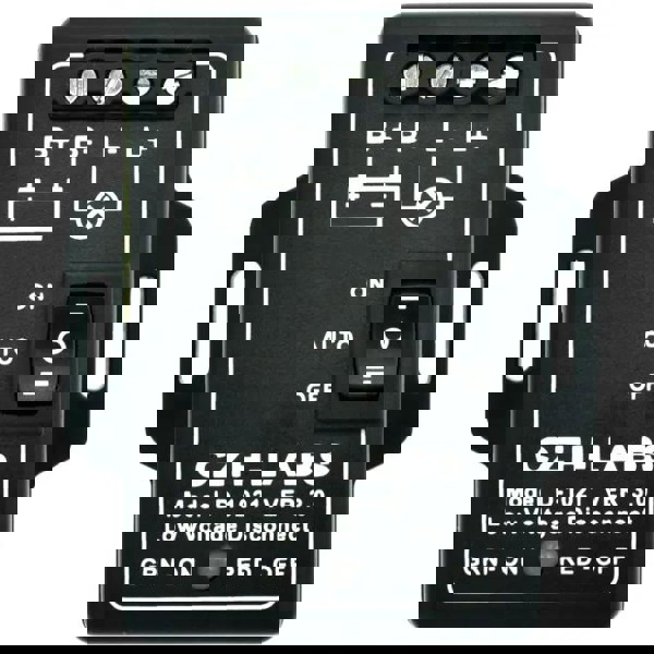 აკუმულატორის განმუხტვის კონტროლერი Czh-labs CZH-24-30, 30Amp, Automatic Low Voltage Disconnect Module, Black