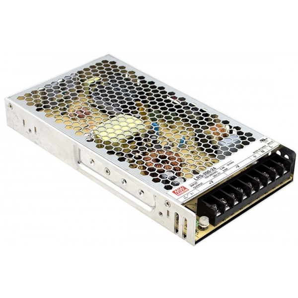 Single Output Switching Power Supply Mean Well LRS-200-12, 12V/200W, Silver