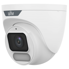 ვიდეო სათვალთვალო კამერა Uniview IPC3628LE-ADF28K-WP, 8MP, ColorHunter With Wise-ISP Fixed Eyeball Network Camera, White