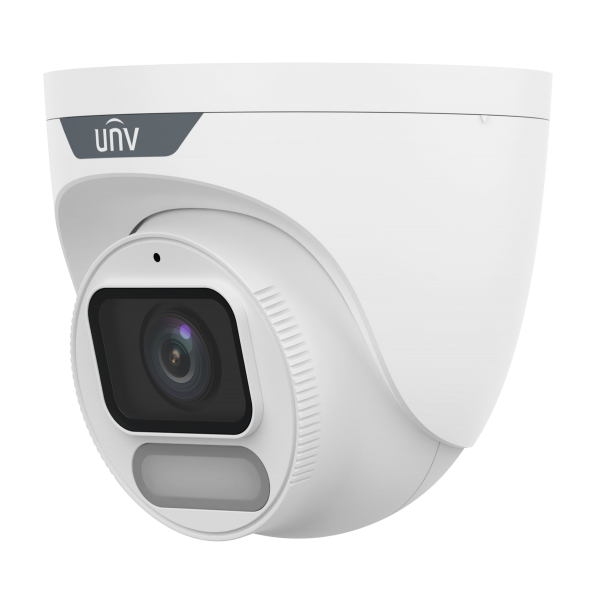 ვიდეო სათვალთვალო კამერა Uniview IPC3628LE-ADF28K-WP, 8MP, ColorHunter With Wise-ISP Fixed Eyeball Network Camera, White