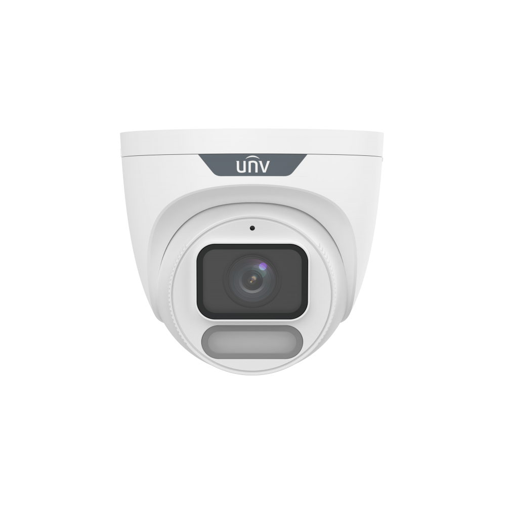 ვიდეო სათვალთვალო კამერა Uniview IPC3628LE-ADF28K-WP, 8MP, ColorHunter With Wise-ISP Fixed Eyeball Network Camera, White