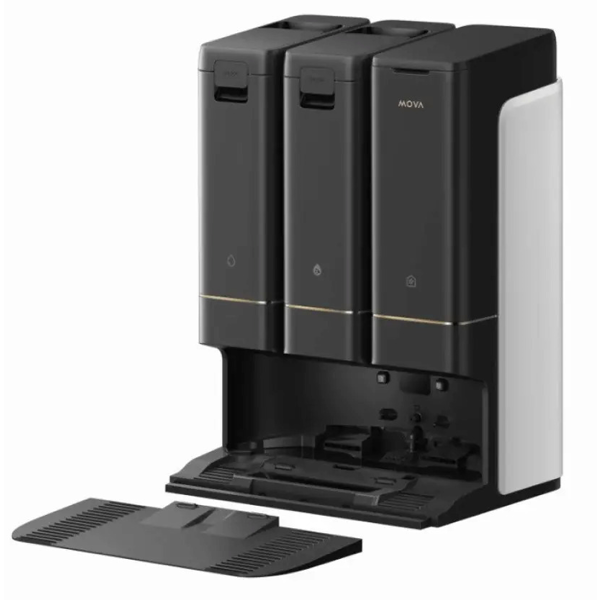 რობოტი მტვერსასრუტი მშრალი და სველი წმენდით Mova RLZ92CE Z50 Ultra, 19000Pa, LIDAR+AI, Robot Vacuum Cleaner, Black