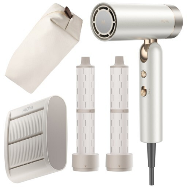 თმის საშრობი Mova AMFL10 Flip10, 1600W, Hair Dryer, Pearl White