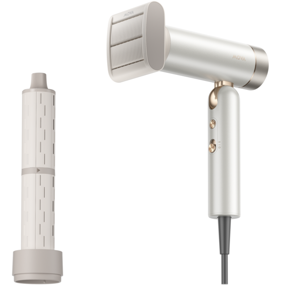 თმის საშრობი Mova AMFL10 Flip10, 1600W, Hair Dryer, Pearl White