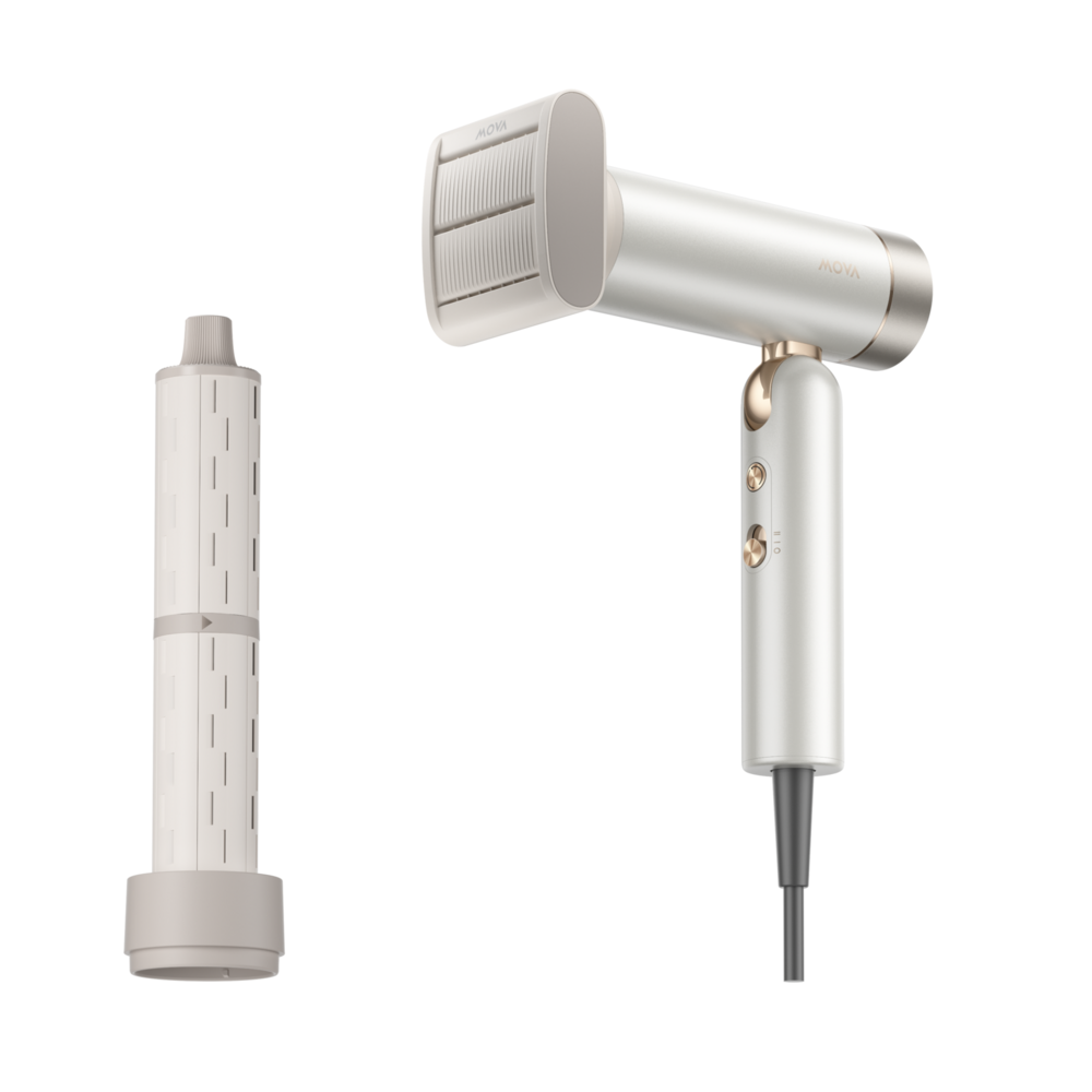 თმის საშრობი Mova AMFL10 Flip10, 1600W, Hair Dryer, Pearl White