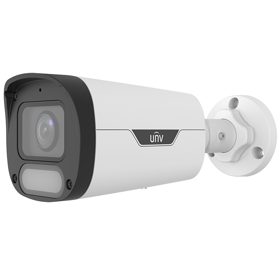 ვიდეო სათვალთვალო კამერა Uniview IPC2312LE-ADF28KM-WP, 2MP, ColorHunter With Wise-ISP Fixed Bullet Network Camera, White