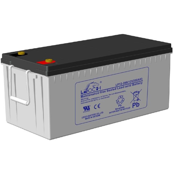 UPS Battery Leoch LP12-200, 12V, 200Ah, Grey
