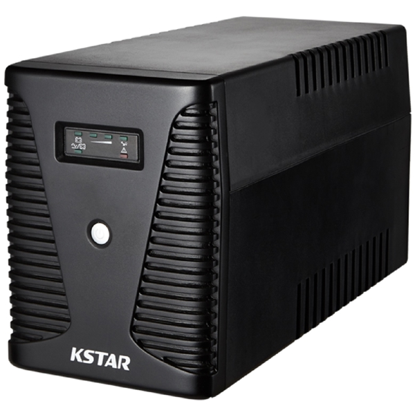 უწყვეტი კვების წყარო KSTAR KS-UA200, 2000VA/1200W, USB, Line Interactive UPS, Black