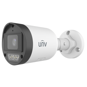 HD Smart Dual Light Fixed Bullet Network Camera Uniview IPC2122LB-AF40K-DL2, 2MP, White