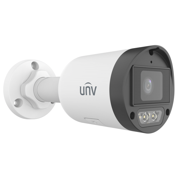 HD Smart Dual Light Fixed Bullet Network Camera Uniview IPC2122LB-AF40K-DL2, 2MP, White