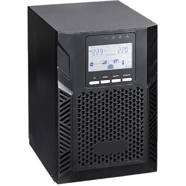 უწყვეტი კვების წყარო KSTAR MP 2k S, 2KVA/1.8KW, LCD, USB, On-line UPS, Black