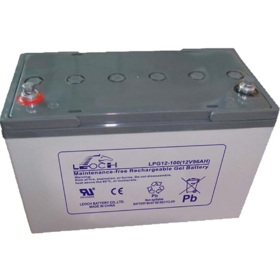 Gel აკუმულატორი Leoch LPG12-100, 12V/100AH, Gel Battery, Grey