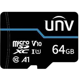 მეხსიერების ბარათი Uniview TF-64G-M, 64GB, microSDXC, UHS-I, U3, Black