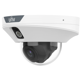 HD Active Deterrence Mini Dome Network Camera For Elevator Uniview IPC312LP-ADF20KC-DL, 2MP, White