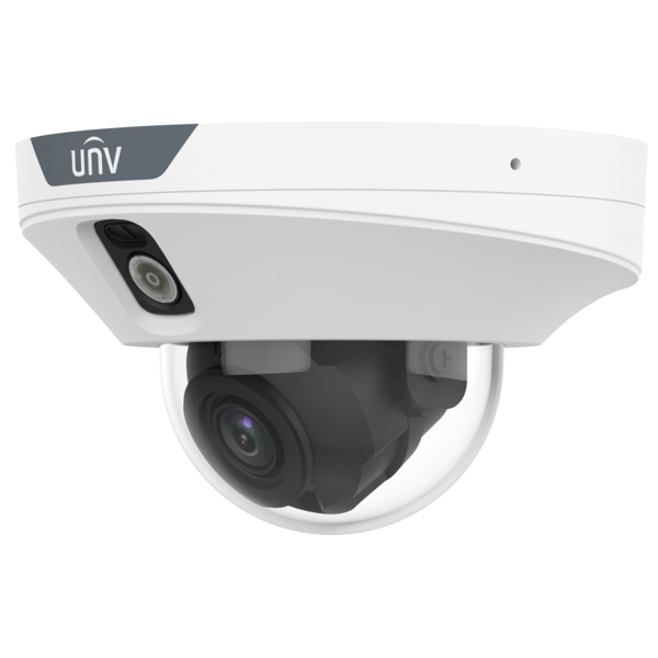 HD Active Deterrence Mini Dome Network Camera For Elevator Uniview IPC312LP-ADF20KC-DL, 2MP, White