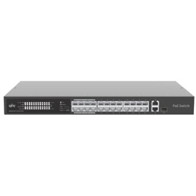 PoE+ Switch Uniview NSW2020-24T1GT1GC-POE-IN, 24Port, Black