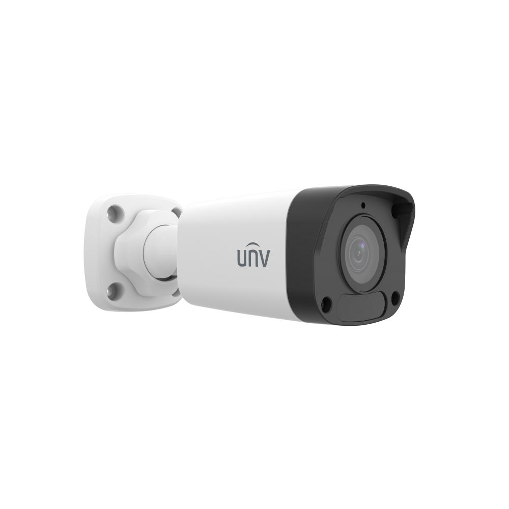 ვიდეო სათვალთვალო კამერა Uniview IPC2124LB-AF40-A2, 4MP, Fixed IR Bullet Network Camera, White