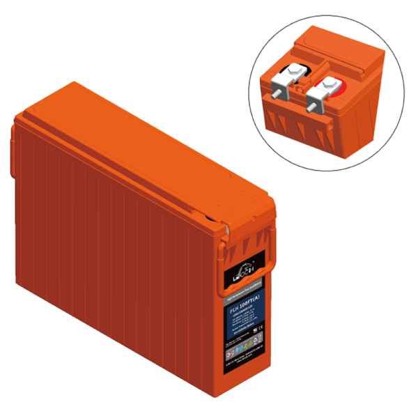 Telecom აკუმულატორი Leoch PLH100FT(A), 12V/100AH, Battery, Orange