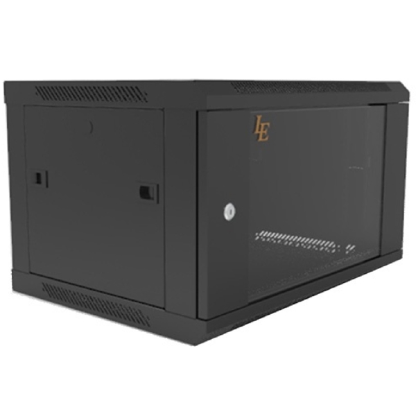 კედლის საკომუნიკაციო კარადა LE WS3-6409, 50Kg, Wall Mount Rack - 9U, Black