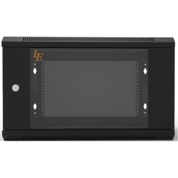 კედლის საკომუნიკაციო კარადა LE WS3-6409, 50Kg, Wall Mount Rack - 9U, Black