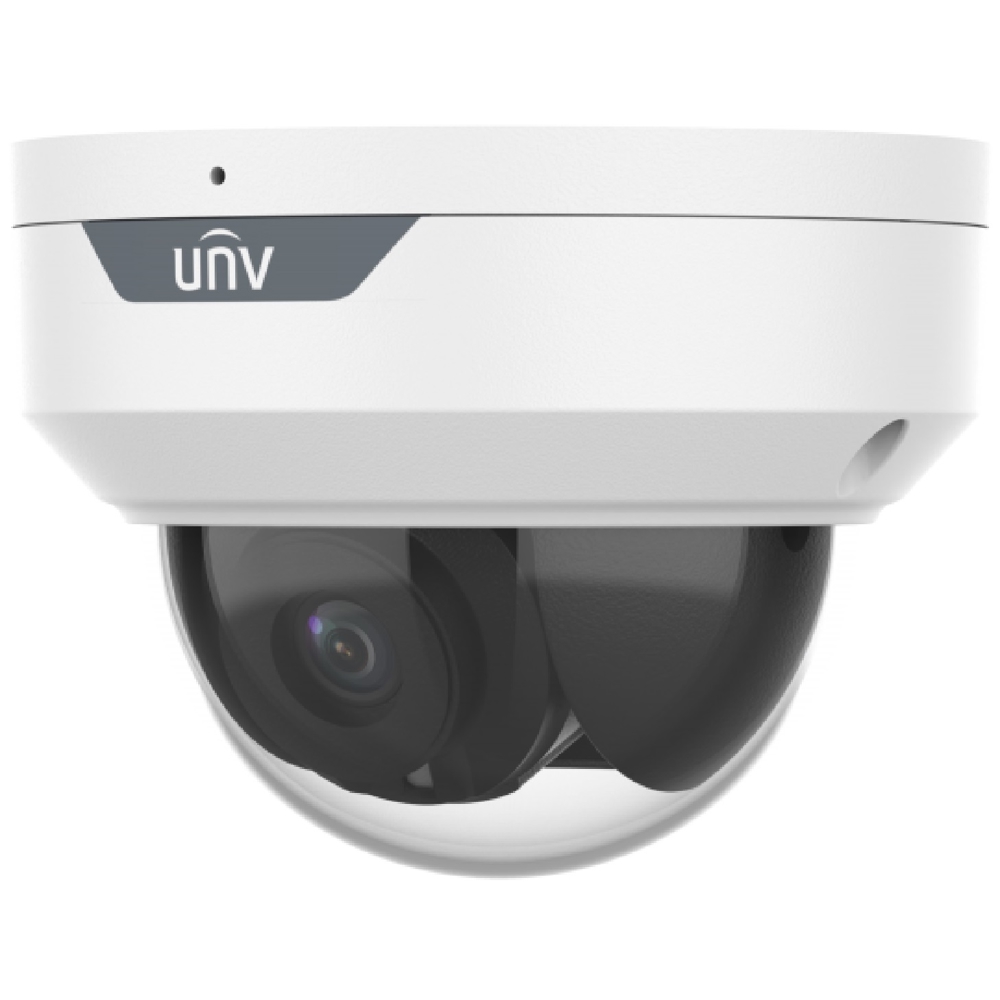 ვიდეო სათვალთვალო კამერა Uniview IPC324LB-AF28-A2, 4MP, Fixed IR Dome Network Camera, White