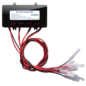 Battery Equalizer SUPEX BE48L, 48V, Black/Red