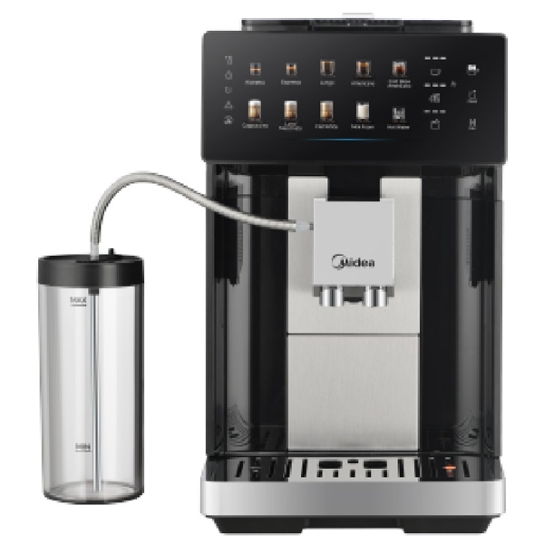 ყავის აპარატი Midea MA-FACM1004A2, 1650W, Coffee Machine, Black/Silver