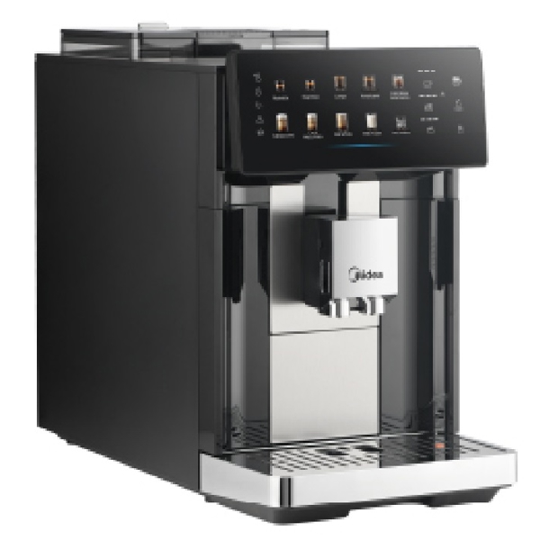 ყავის აპარატი Midea MA-FACM1004A2, 1650W, Coffee Machine, Black/Silver