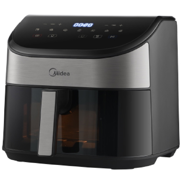 აეროგრილი Midea MF-CY55WK2, 2250W, 6L, Air Fryer, Black