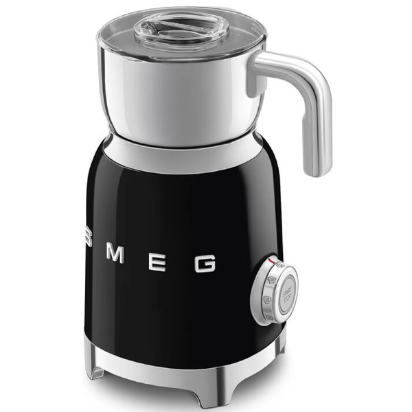 Milk Frother Smeg MFF11BLEU, 500W, 0.6L, Black