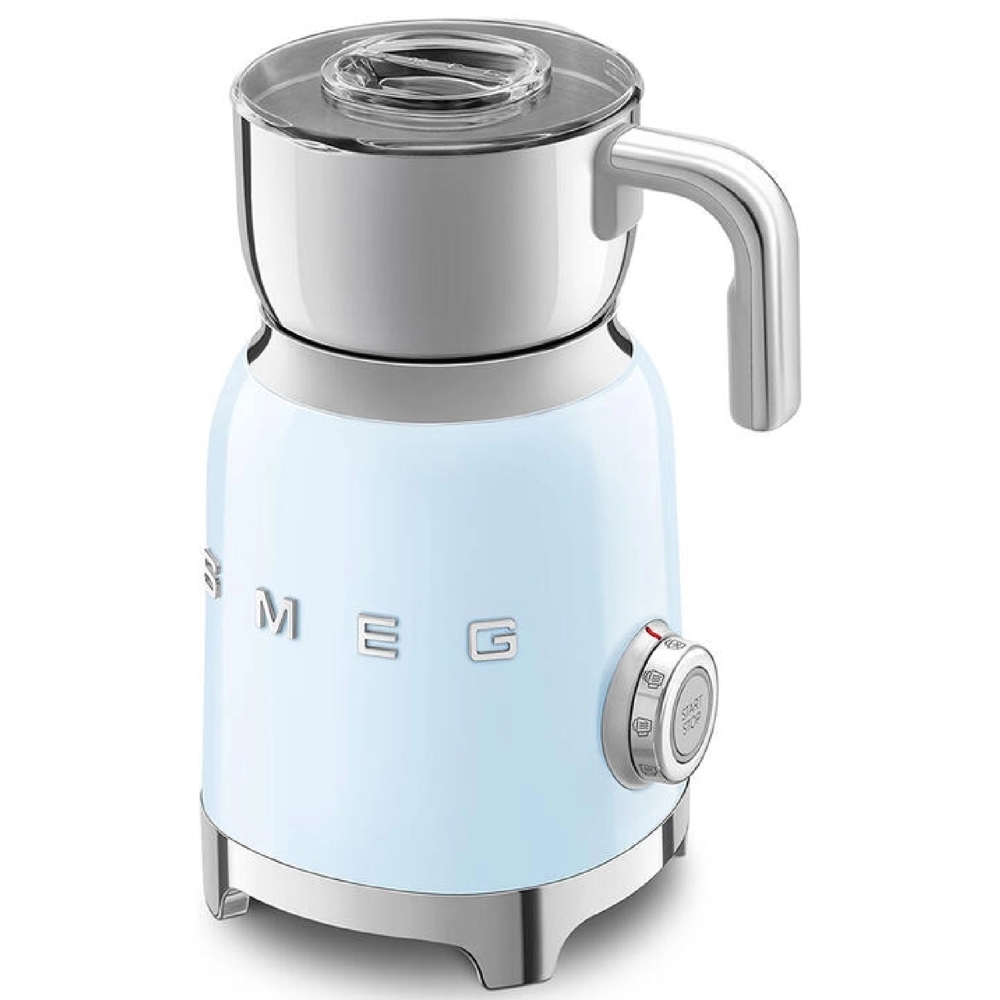 რძის ამომყვანი Smeg MFF11PBEU, 500W, 0.6L, Milk Frother, Blue