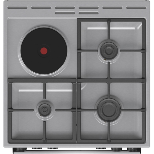 გაზქურა Gorenje GK6C62XC, 3 Gas + 1 Electric, Gas Cooker, Grey