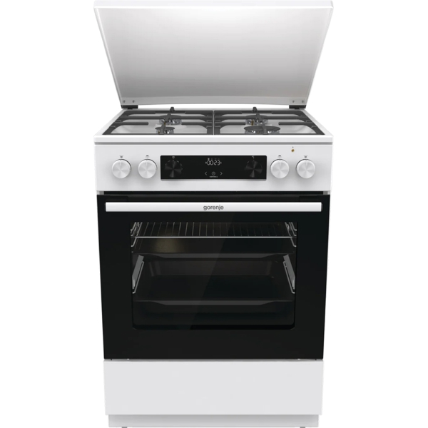 Gas Cooker Gorenje GKS6C71WF, 4 Gas, White