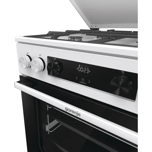 Gas Cooker Gorenje GKS6C71WF, 4 Gas, White