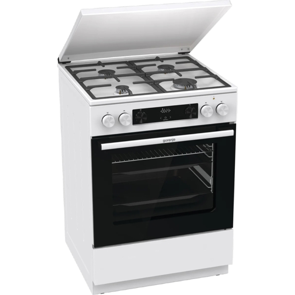 Gas Cooker Gorenje GKS6C71WF, 4 Gas, White