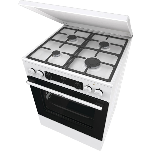 Gas Cooker Gorenje GKS6C71WF, 4 Gas, White