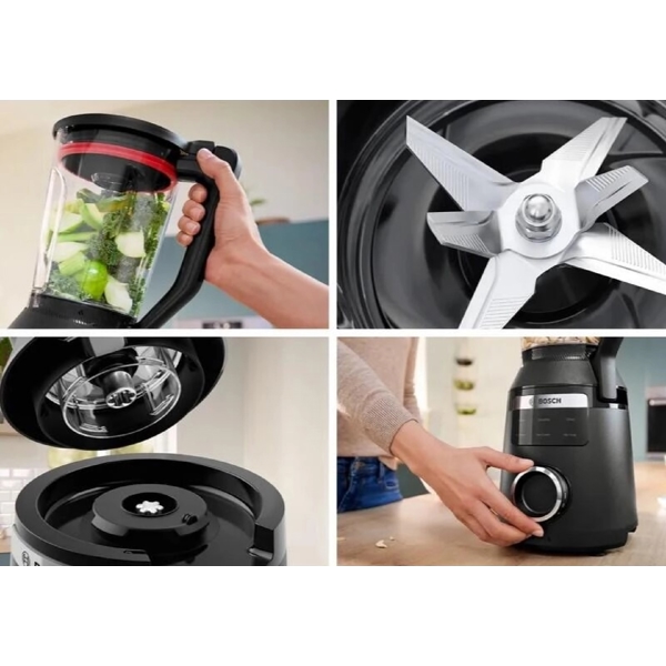 ბლენდერი Bosch MMB6652B, 1800W, 2L, Blender, Black