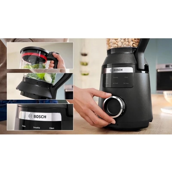 ბლენდერი Bosch MMB6652B, 1800W, 2L, Blender, Black